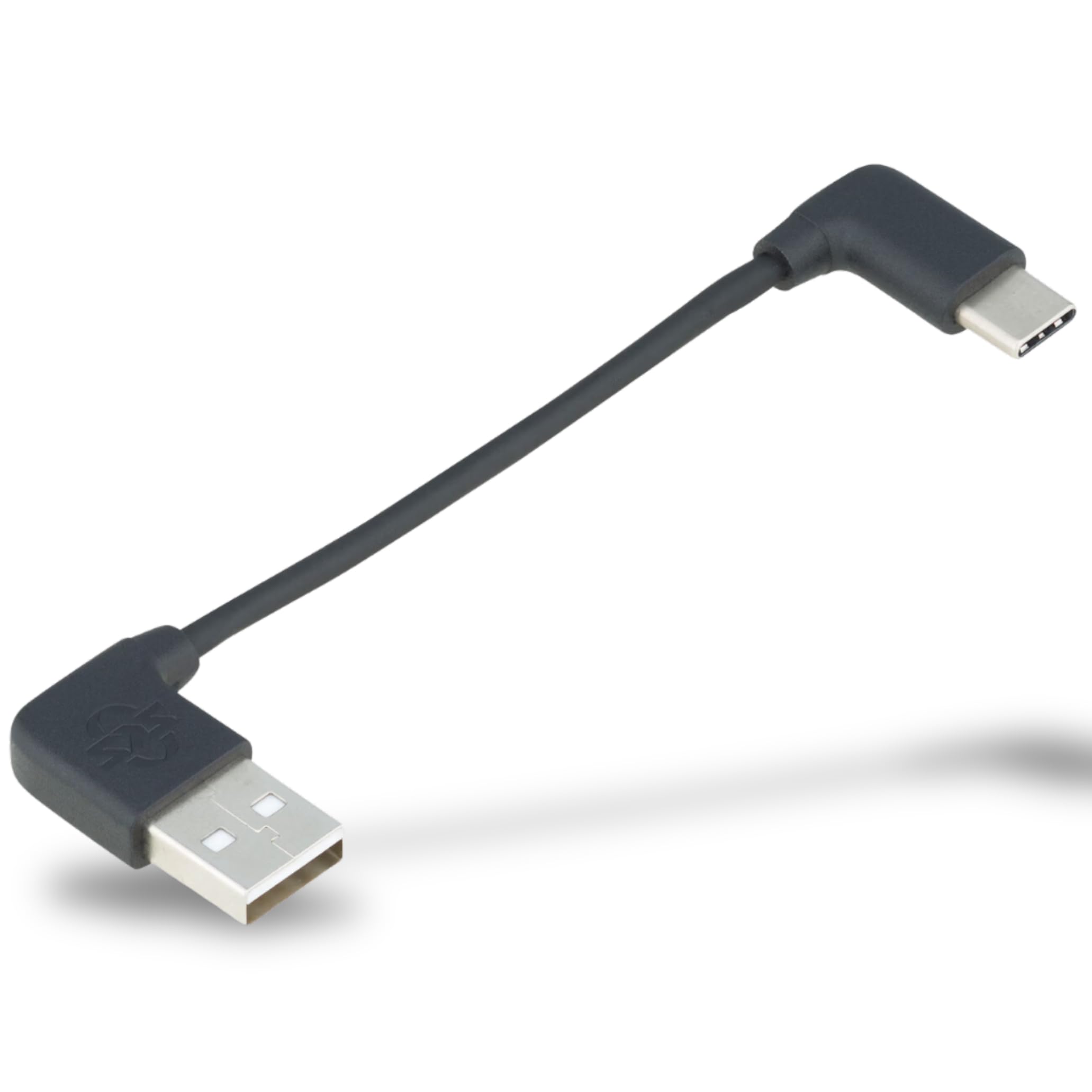 SKS GERMANY COMPIT KABEL Type C USB, short charging cable with angled plug, Android and Apple (accessory for the COMPIT system, for charging with the COM/UNIT powerbank, practical and unobtrusive)