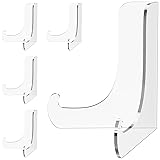 Dooiclear 5 Pack Acrylic Display Stand, Plate Stand