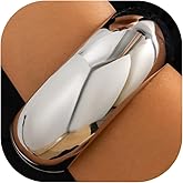 LXSSLY Gold/Silver Cuff Bangle Bracelets For Women Chunky Waterdrop Twisted Hinged Bangle Bracelets Minimalist Arm Cuff Bracelet Jewelry Gifts