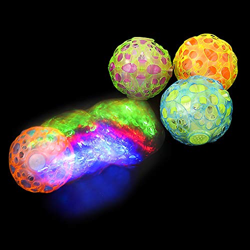 Rhode Island Novelty 3.75 Inch Light-Up Dancing Ball, One Per Order