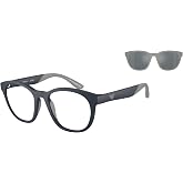 Emporio Armani Ek4001 Prescription Eyewear Frames With Interchangeable Sun Clip-ons