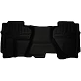 Husky Liners Weatherbeater Floor Mats | Fits 2007-2013 Chevrolet Silverado & GMC Sierra 1500, 2500, 3500 Extended CAB ONLY (Full Coverage) | 2nd Row, 1-pc Black - 19191