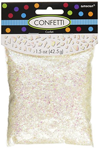 Amscan 369002 Poppers Shimmering Sparkle Confetti 1.5 oz. Iridescent