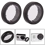 Koroao 2pcs 2x UV Protective Glass Protect FPV Lens for GoPro HD Hero 3/3+/4 Camera