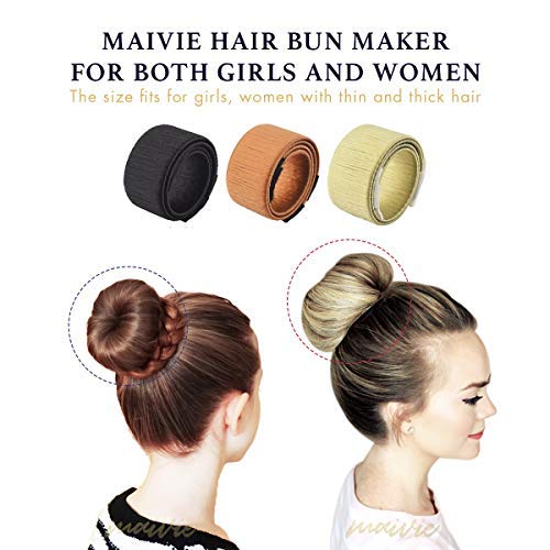 Hair Bun Maker Easy Sock Buns Fast French Curler Magic Donut