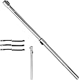 1-3/8" (35mm) Stainless Steel Vacuum Extension Wand Compatible with Mi*le C1, C2, C3,S4,S5,S8,S10 etc, Extends Up to 39.5" Long mi*le Non Electric Telescope Metal Tube Stainless Wand