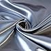 Solid Crepe Back Satin Fabric - Silver - 60