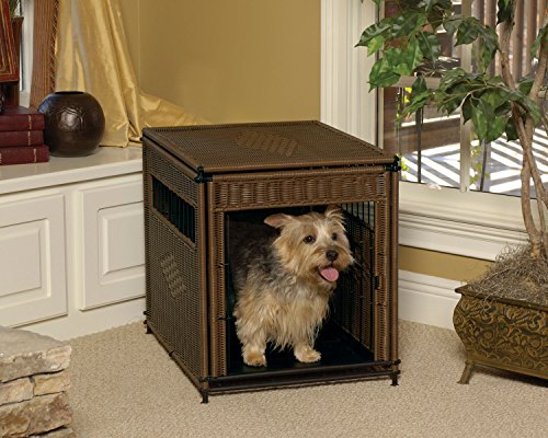 Best dog crate end table small white