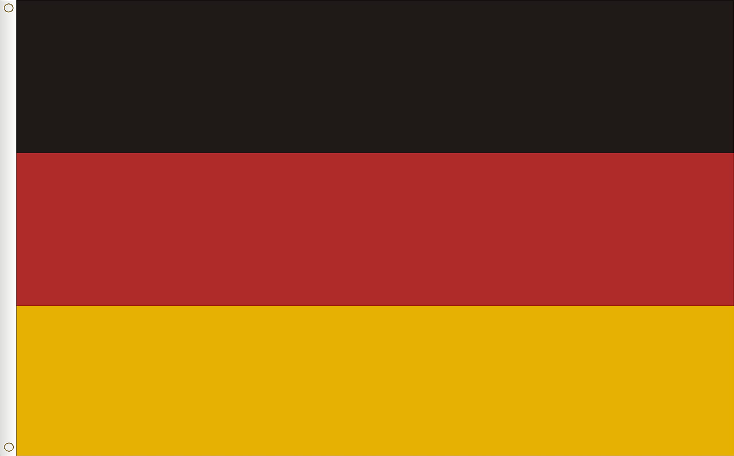 FLAG OF GERMANY. STANDARD SATIN QUALITY. BIG SIZE 150X90
