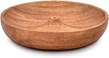 EDHAS Acacia Wood Round Incense Holder & Ash Catcher - 12.7cm view 3