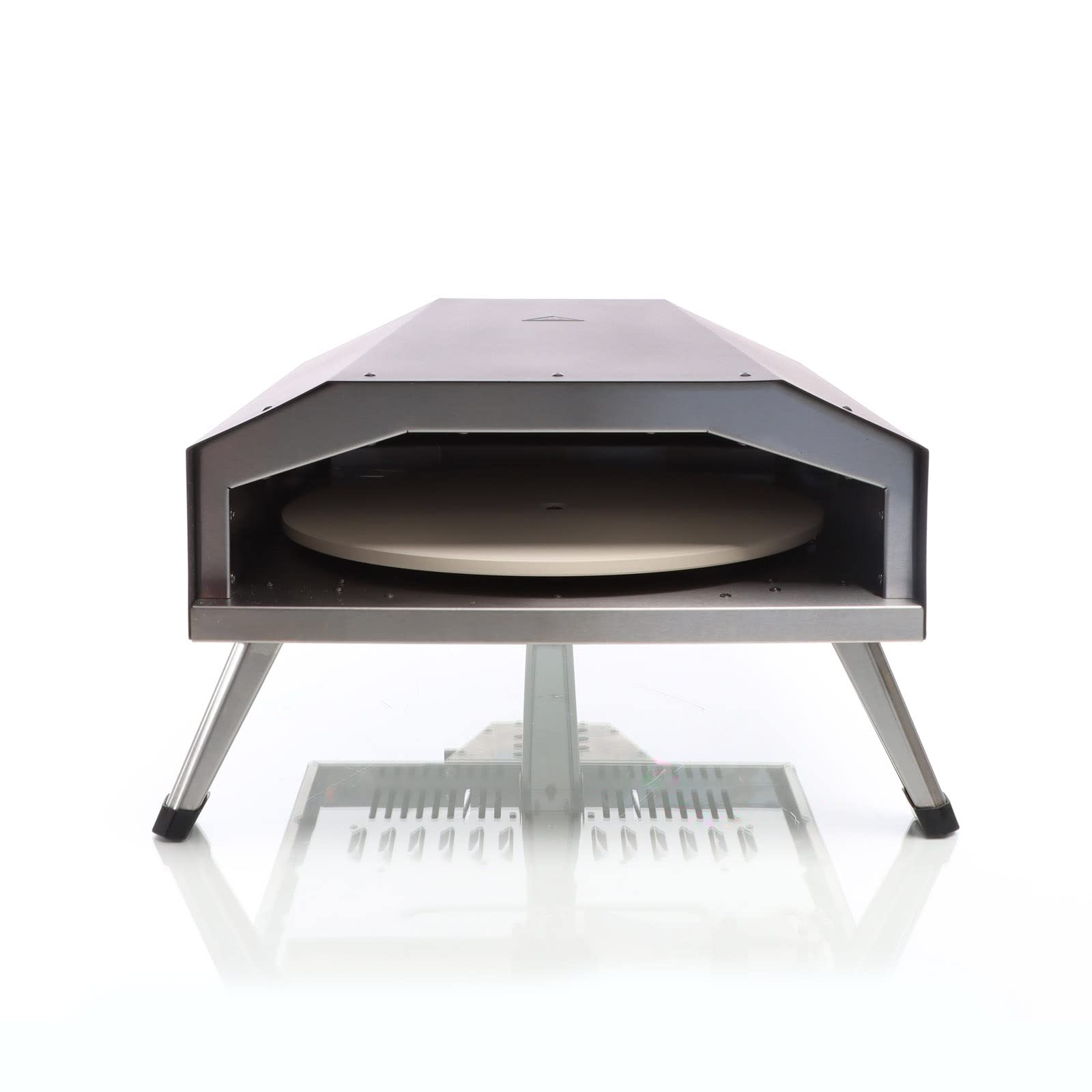 Toboli Gas Pizzaofen mit Pizzastein Ø330mm mit Drehfunktion tragbar für Garten und Outdoor geeignet 2