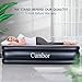 Cumbor Twin XL Air Mattress with Built-in Pump, Premium Elevated Inflatable Air Bed for Guest and Camping - Blow Up Double High Air Mattress Quilt Top, 80 x 40 x 18 inches , 2-Year Guarantee