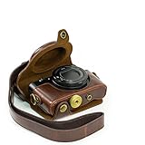 MegaGear "Ever Ready" Protective Brown Leather Camera Case , Bag for Sony DSC-RX100 RX100 (NOT FOR RX100 M2)