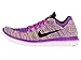 NIKE Women's Free RN Flyknit Running Shoe (8 B(M) US, Black/Volt/White)