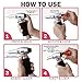 MUSCCCM Kitchen Blow Torch（with Peeler）Kitchen Butane Culinary Torch Chef Cooking Torch Refillable Adjustable Flame Lighter with Safety Lock for DIY,Desserts,Barbecue,Camping,Soldering,NO GAS