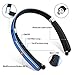 Bluetooth Headphones, Neckband Bluetooth Headset, Dostyle [30 Hours Playtime] Wireless Bluetooth Headphones w/Mic & Retractable Headset Compatible for All Cellphones Samsung & Android Phones (Blue)