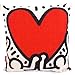 Kingla Home Decorative Throw Pillow Covers 18 X 18 Inch Square Cotton Linen Keith Haring's Graffiti-Art Printing Pillow Cases