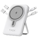 TXQX Wireless Portable Charger 10000mAh, Magnetic