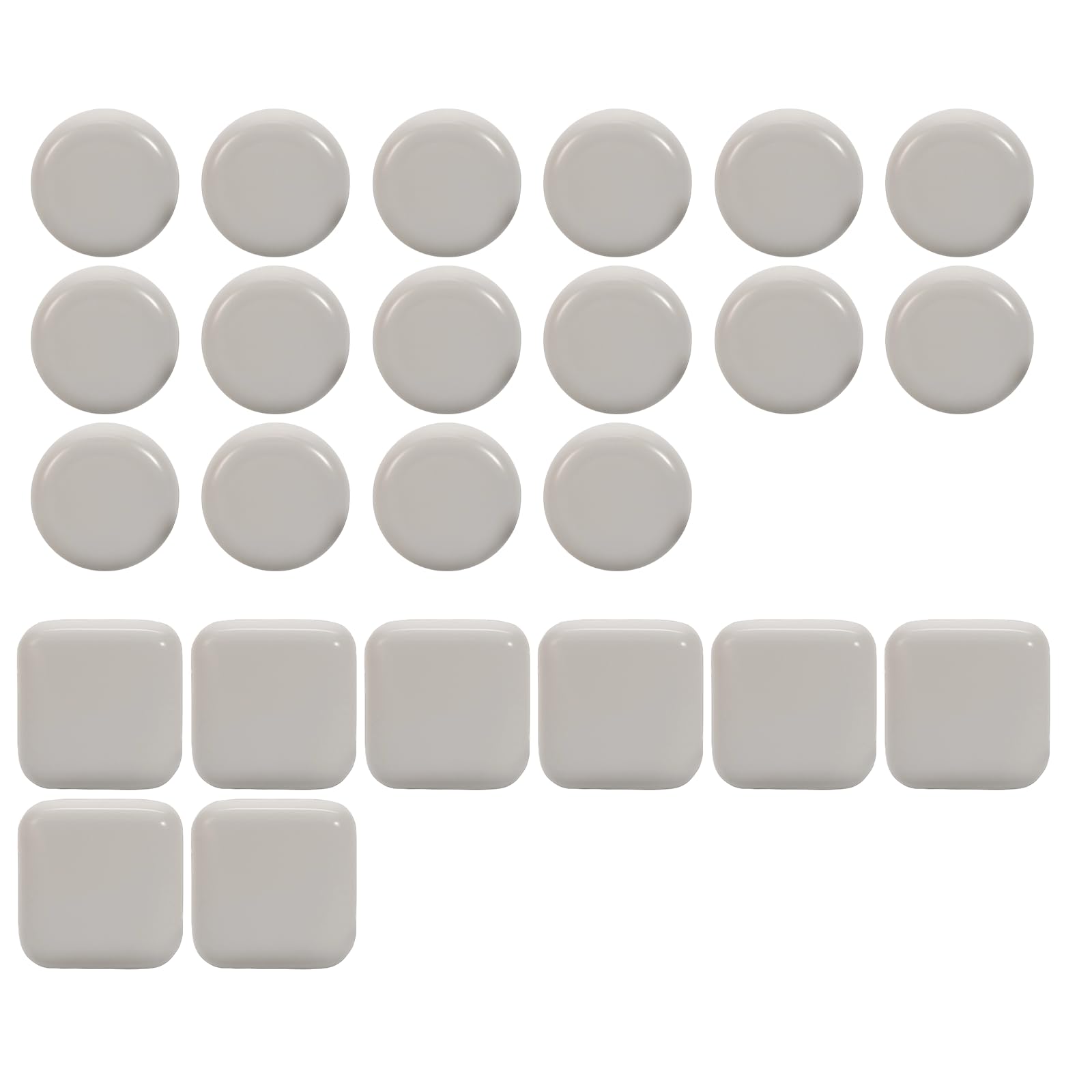 Photo 1 of 24PCS Stick Furniture Sliders – 1 Inch Sliders for Furniture On Carpet, Furniture Sliders for Hardwood Floors, Carpet & Tile, Beige Moving Sliders, Furniture Movers(16 Round + 8 Square)
