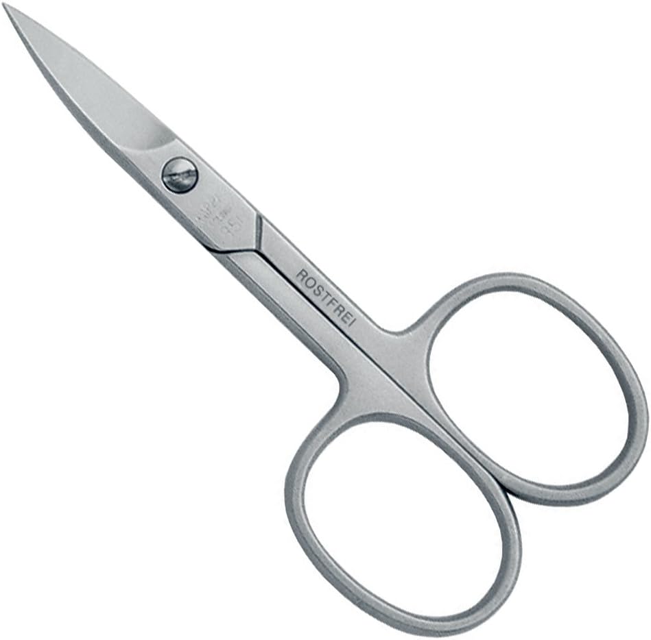 Nippes Solingen Nail Scissor 850R, Curved, Highest Quality Hardened