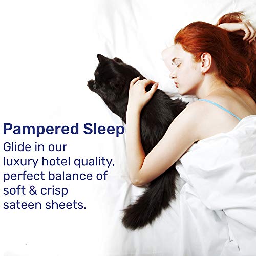 California Design Den Hotel Luxury Split King Sheets for Adjustable Bed, Soft & Crisp 600