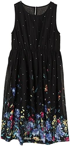 Amazon Co Jp グリーンパークス Green Parks グリーンパークス Nougatine ドット花柄ptワンピース ブラック M ファッション