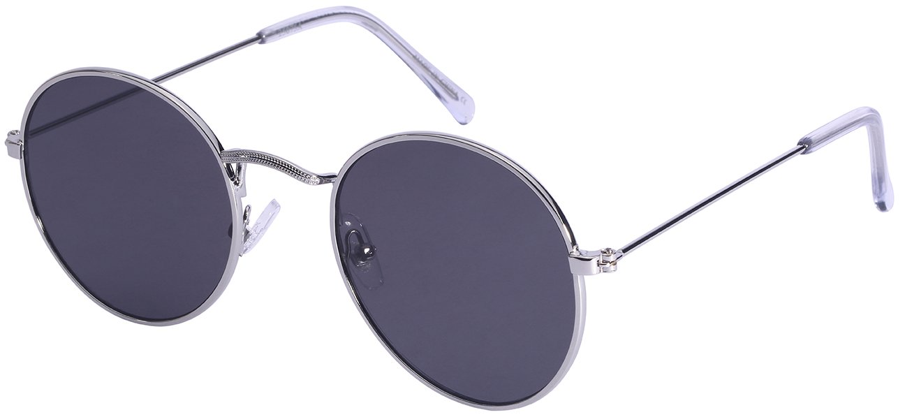Edge I Wear Lightweight Round Metal Sunglasses W Flat Lens