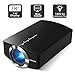Projector, GooDee Mini Portable Projector Home Cinema Theater Movie Video Projector Support Multimedia HDMI USB for Home Entertainment Games