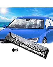 Estensore Parasole Auto Universale - Protezione UV Con Cinghie E Magneti, Anti-Abbagliamento - Foto 5