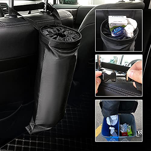 Car Trash Bag Garbage Backseat Can Bin Hanging Pocket Handbag Holder Organizers and Storage