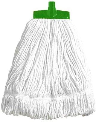 Syr Clean HAS116-GN Stay Flat Changer Mop Head, 16 oz., Green (Pack of 10)