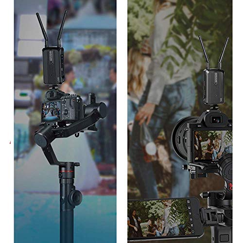 Hollyland Mars 300 5G Wireless HDMI Video Transmission System, Zero Latency Image Transmitter and Receiver Kit Support HD 1080P 60Hz 300 Feet for DSLR Mirrorless Camera Gimbal Stabilizer
