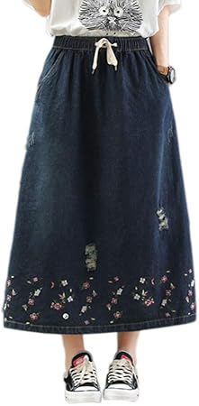 elasticated waist summer skirts