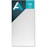 Art Alternatives Classic Cotton Stretched Canvas, Studio, .75 in Profile, 8 in x 16 in