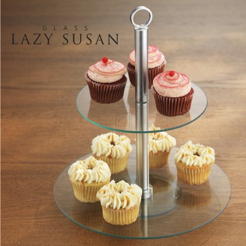 TWO TIER LAZY SUSAN CAKE STAND Buy Online in United Arab Emirates at