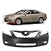 MBI AUTO - Primered, Front Bumper Cover Fascia for 2007-2009 Toyota Camry 07-09, TO1000329
