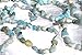 Zenergy Gems CHARGED Amazonite Crystal Bracelet Tumble Polished Stretchy + Selenite Heart Charging Crystal Included (Empowering Courage & Truth - Move Beyond Fear HEALING ENERGY)