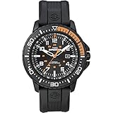 Timex Men's T49940 Expedition Uplander Black/Orange Resin Strap Watch