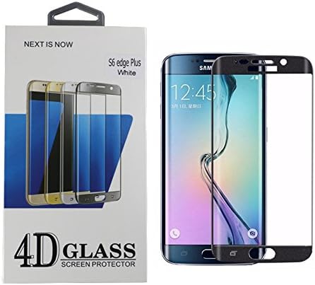 Screen Protector PET Electroplating Protective Film For Samsung Galaxy S7 Edge Full Cover Tempered Glass Anti-fingerprints 9H Hardness 4D Arc Edge 0.26mm Six Color (Black)