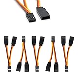 5 Pcs JR/Futaba Style Servo 1 to 2 Y Harness Leads