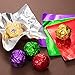 900 Pieces Chocolate Wrappers Candy Wrappers Aluminium Foil Packaging for Homemade Caramel and DIY Candies Decoration Square 4 x 4 Inches, 9 Colors