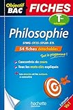 Objectif Bac Fiches Detachables Philosophie Terms Techno by 