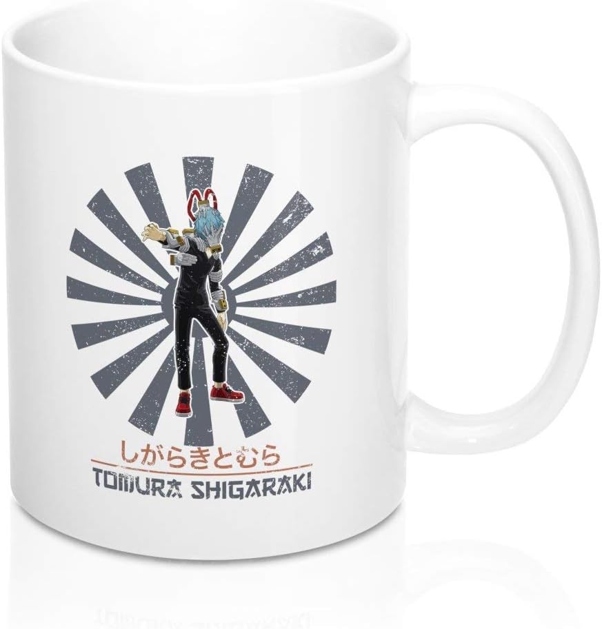 Tomura Shigaraki Vintage Art - My Hero Academia Inspired Tea Mugs & Coffee Cups 11oz