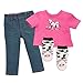 Maplelea Udderly Adorable - Cow Plush Toy and Outfit for 18 Inch Doll