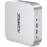 ACEMAGIC Mini Pc Gaming Ryzen 7 H255 16GB 6400MT/s RAM 1TB SSD | Beat 8745HS PCIe4.0 M.2 SSD Computers(8C/16T, up to 4.9GHz), Radeon 780M 8K Triple Display USB4 WiFi6E/BT5.2