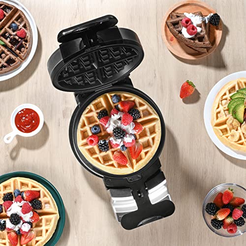 Belgian Waffle Maker KITIDEA, NonStick Double Flip Waffle Maker 1600W
