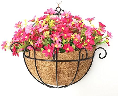 Lopkey Artificial Daisy Flowers Indoor Patio Lawn Garden Wallflower Decor Flowerpot