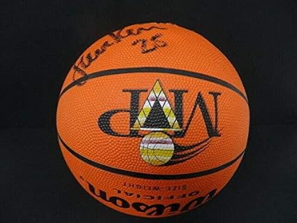 steve kerr signed basketball