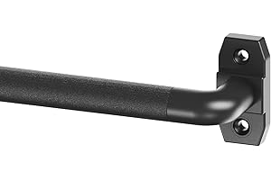 BLU-PIER TECH Cafe Curtain Rod 18-64 Inch Adjustable, French Door & Window Sash Rods for Small Curtains, Door Curtain – Rust-Resistant, Easy Install, Versatile for Kitchen, Bathroom, French Doors