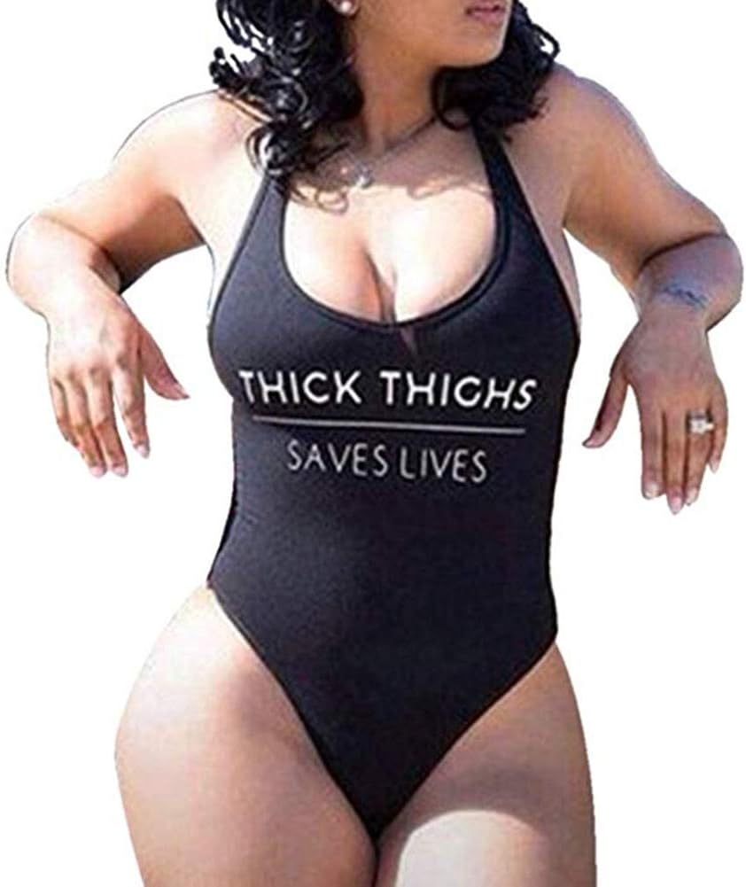 Matteobenni Bride-Inspired One Piece Swimsuit with High Cut Low Back for Women